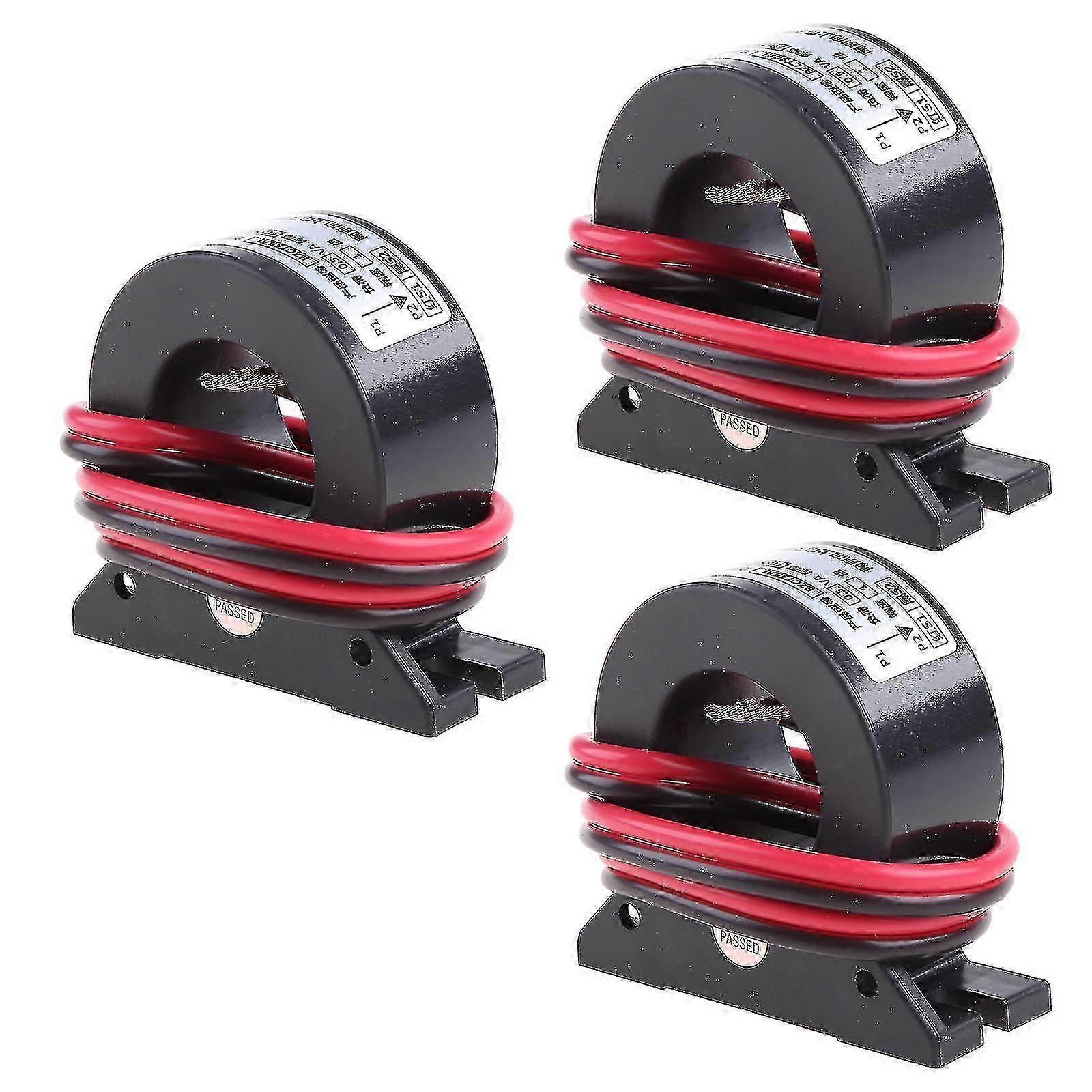 Perfekt 3 st / set 50a / 100a växelström för transformatorer AC-strömsensortransformator Det bästa valet