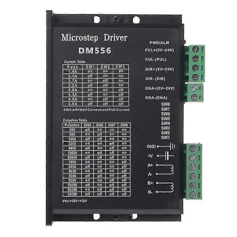Digital Stepper Driver, Dm556 Motor Driver Is Suitable For Nema 23, Nema 24 And Nema34 Stepper Moto