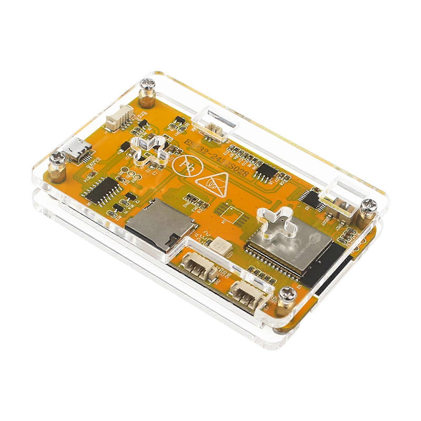 ESP32 Development Board Acrylic Case 2.8 Inch LVGL Intelligent Screen Clear Protective Case Fixed Bracket Multicolor