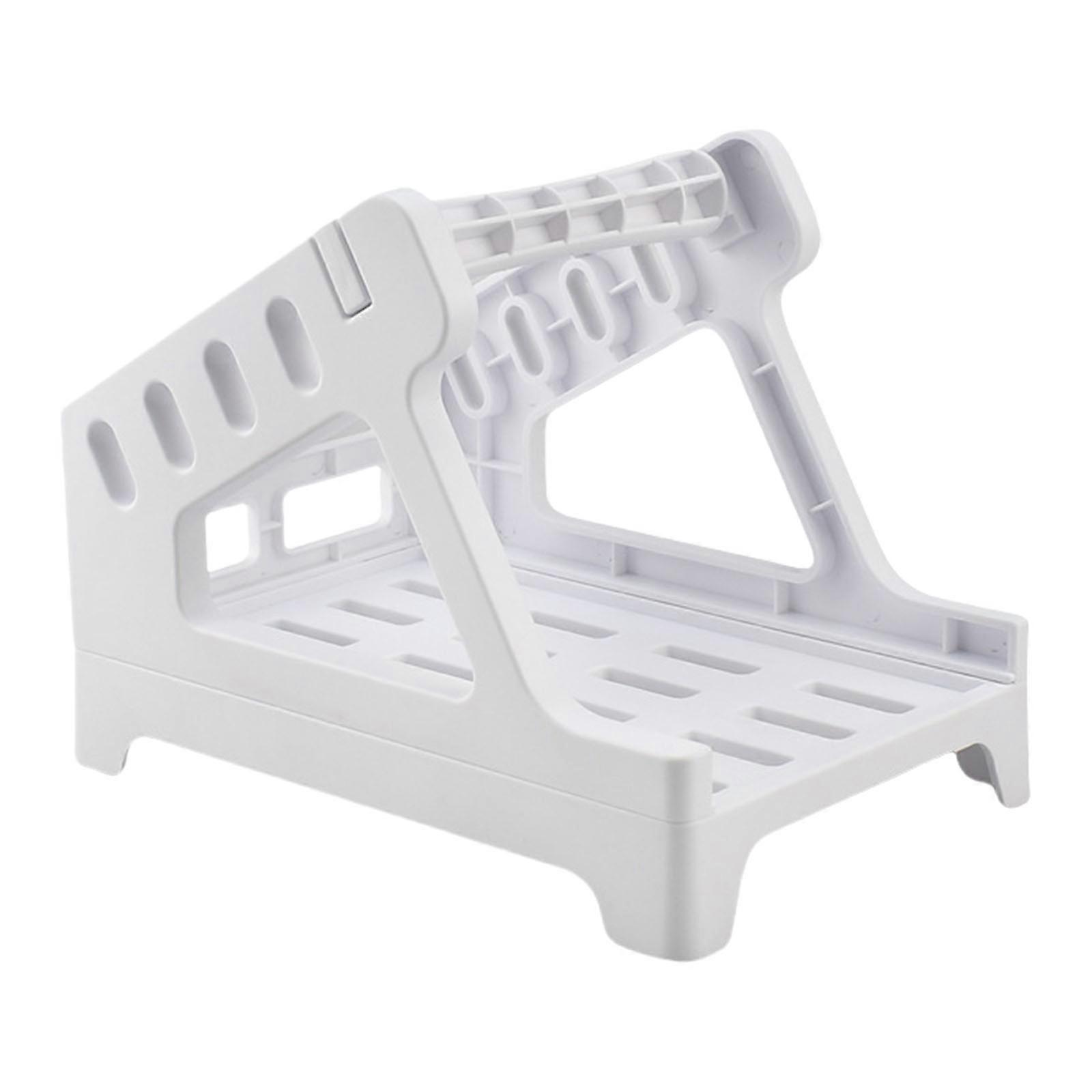 Multipurpose 4x6 Thermal Label Holder Label Organizers for Desktop Printers, Enhances Printing Workflow,Durability Build  white