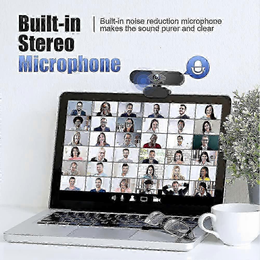 USB Webcam, 1080P Streaming Webcam with Microphone for PC