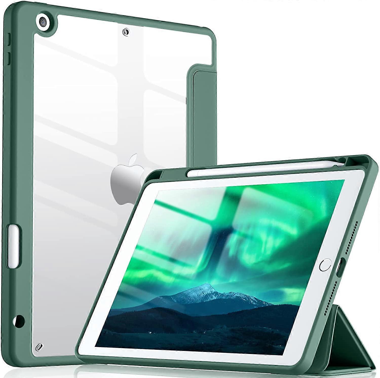 Case Compatible with iPad 9th /8th /7th Generation Case(2021/2020/2019), Full Body Protective with Pencil