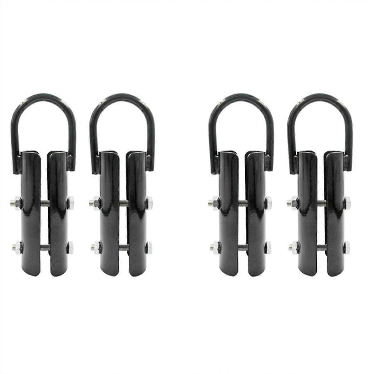 1.5 Inch Climbing Rope Clamp,4 Sets Rope Climb Clasp Workout Rig Attachment Hook for Rope Climbing G