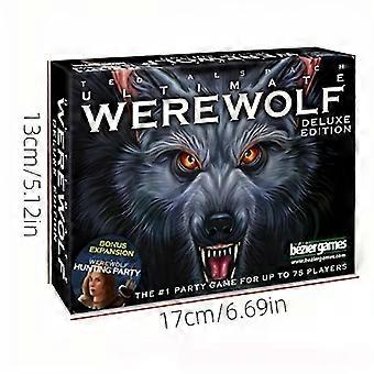 Novo jogo de tabuleiro Models, Ultimate Werewolf Deluxe Edition, dedução social envolvente, jogo rápido, papéis ocultos e blefe de Natal.