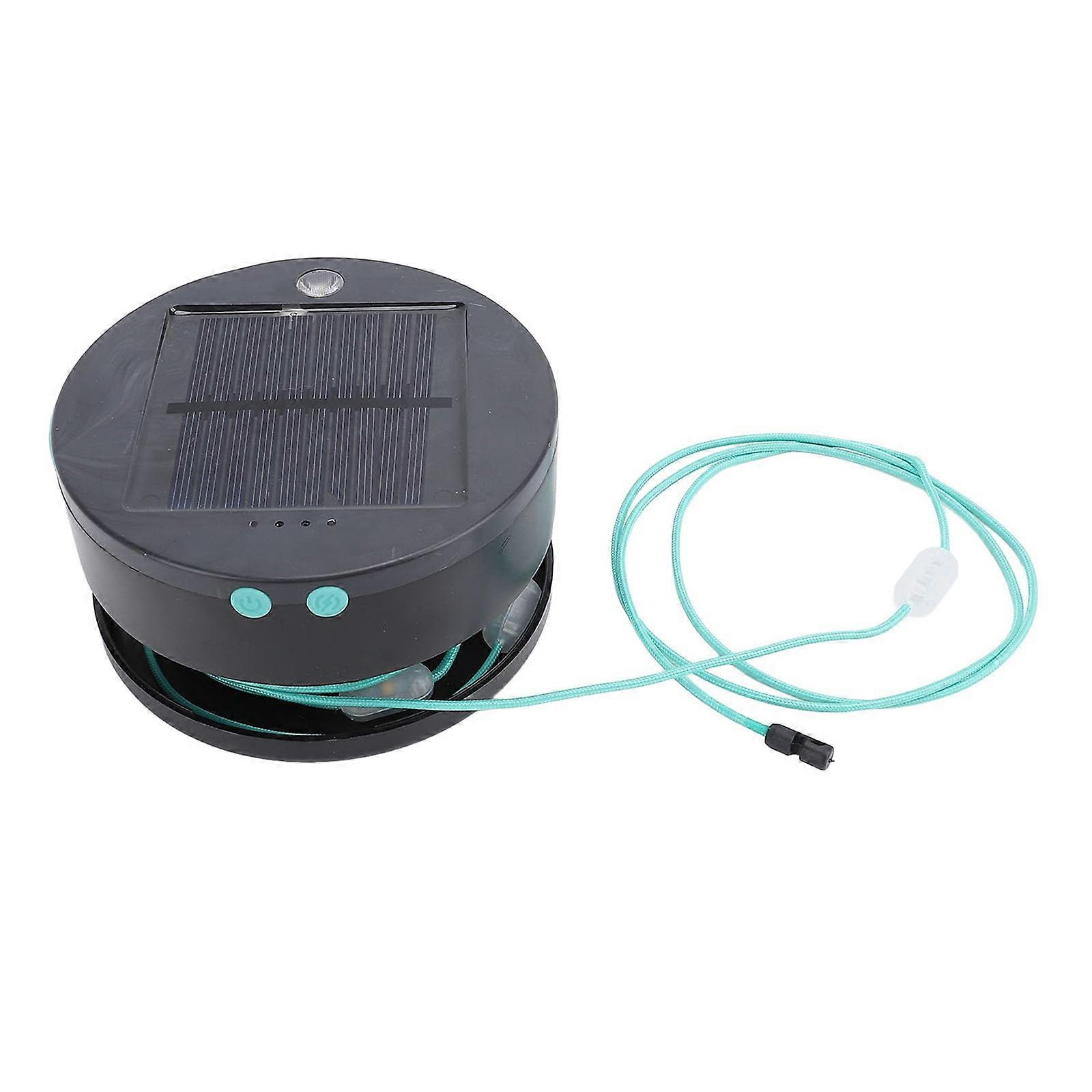 Tent String Light Decorative Lamp Rechargeable Solar Camping Light String Rollable Camping Lamp Hiking Equipment Multicolor