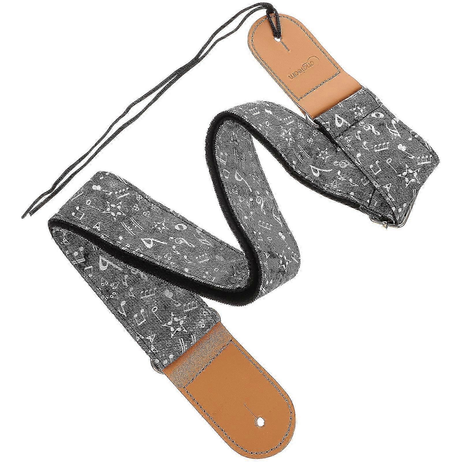 Bass Guitar Strap Pattern Adjustable Guitar Shoulder Belt Guitar Accessory