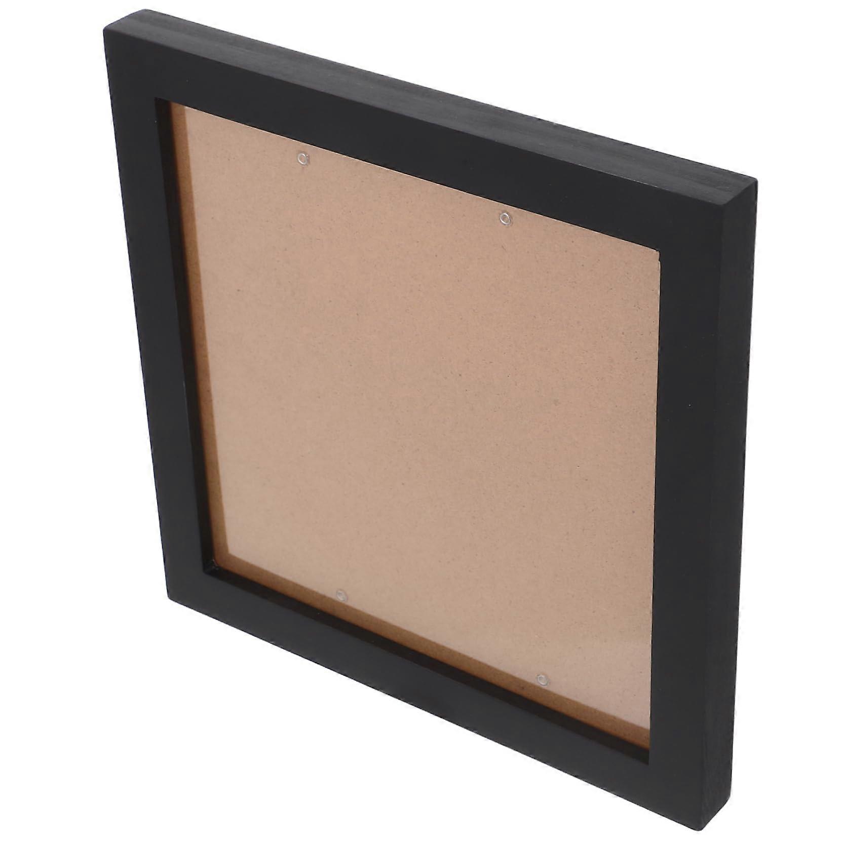 Shadow Box Frame Wooden Square Display Case for Photos and Memories Home Décor