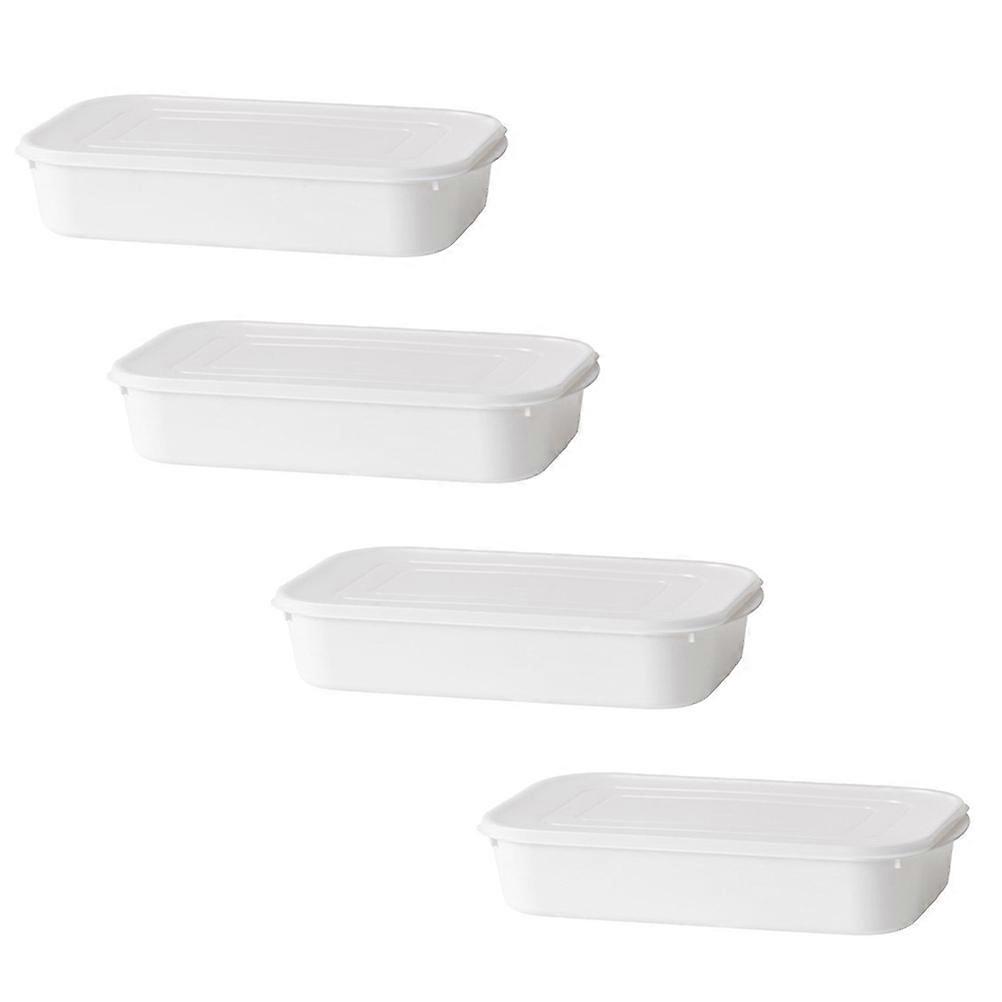 4 Pcs Fruit Preservation Box Dumplings Container Storage Box Mini Refridgerator Kitchen Fruit Boxes Travel