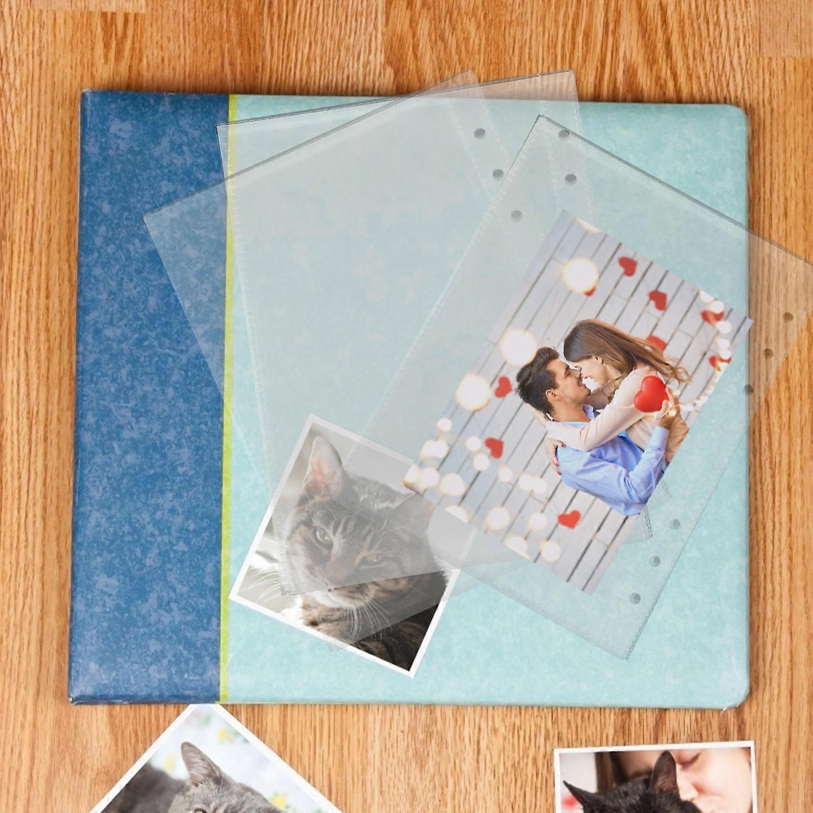 Plastic Display Booklet Inner Page Bag for Storage 1Pcs Transparent Cover