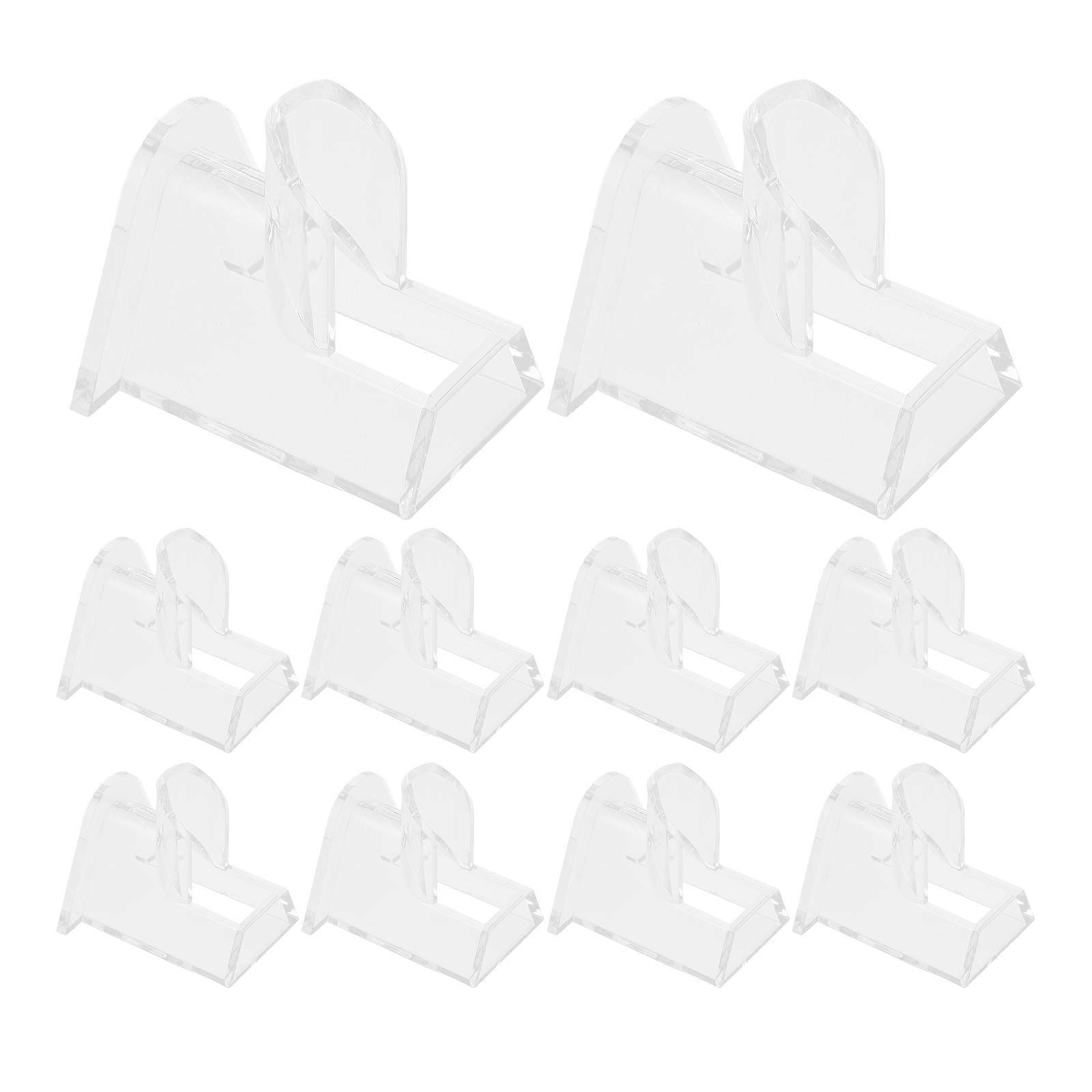 Transparent Acrylic Eyeglass Holder for Storage Use with 10Pcs Set