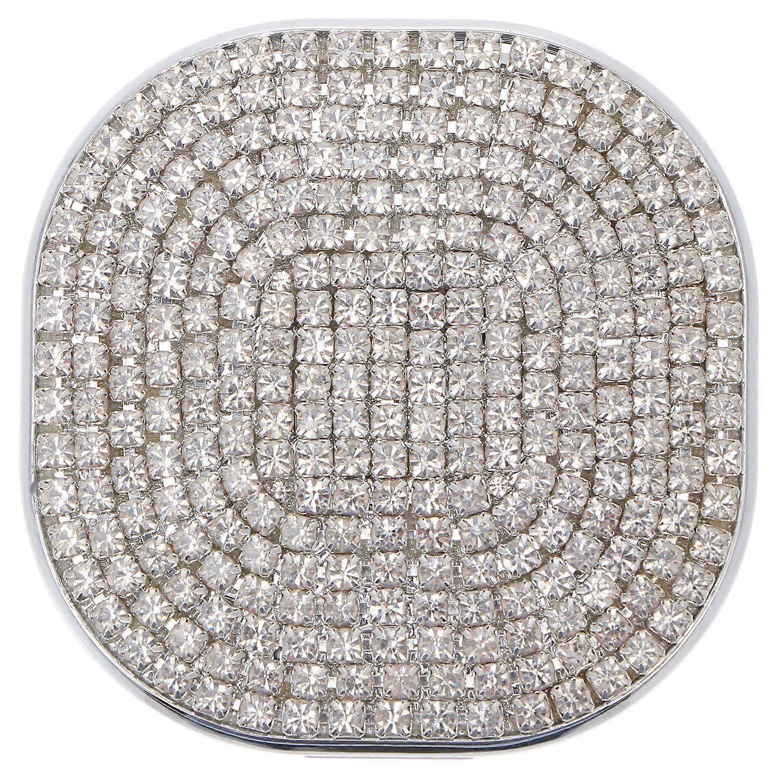 1 Set Portable Lens Case Rhinestone Lens Box storage boxes with Mirrors