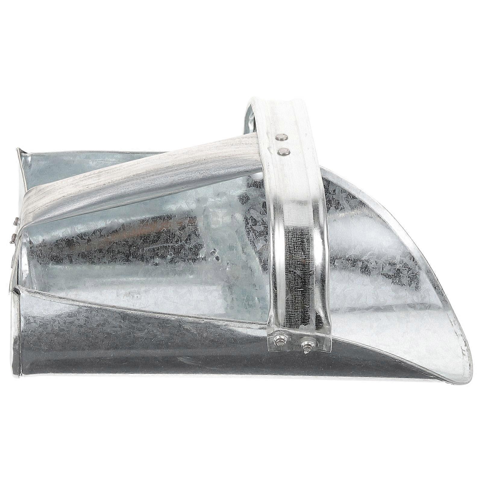 FRCOLOR Large Feeding Stainless Steel Scoop Multi use Poultry Food for Farm Feeding