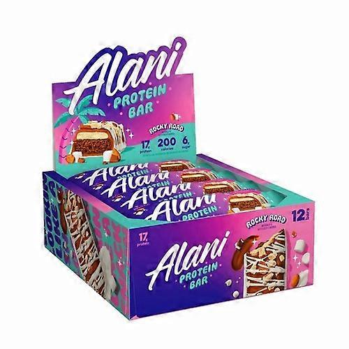 Alani Nu Protein Bar Rocky Road, 48 Grams (Pack Of 12)