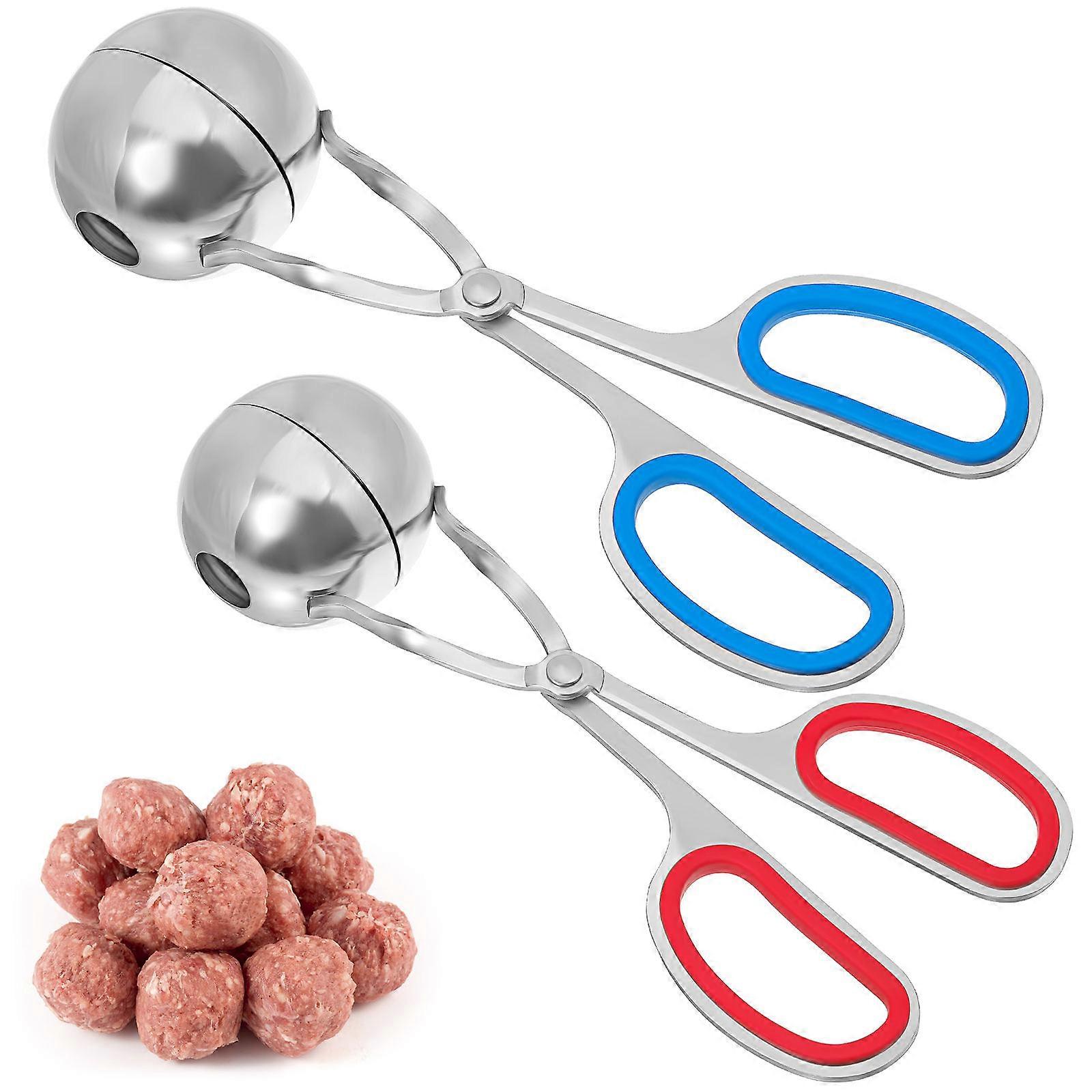 Kitchen Meatball Maker Stainless Steel Tool for Making Meatballs 2Pcs