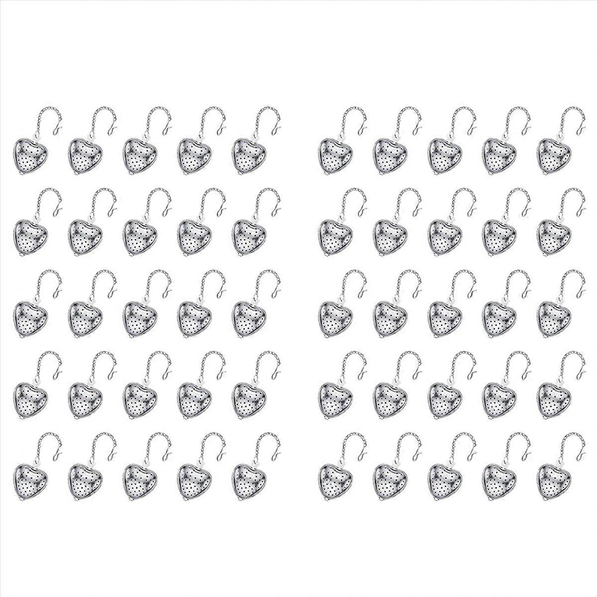 25Pcs Tea Strainer Stainless Steel Tea Ball Infuser Loose