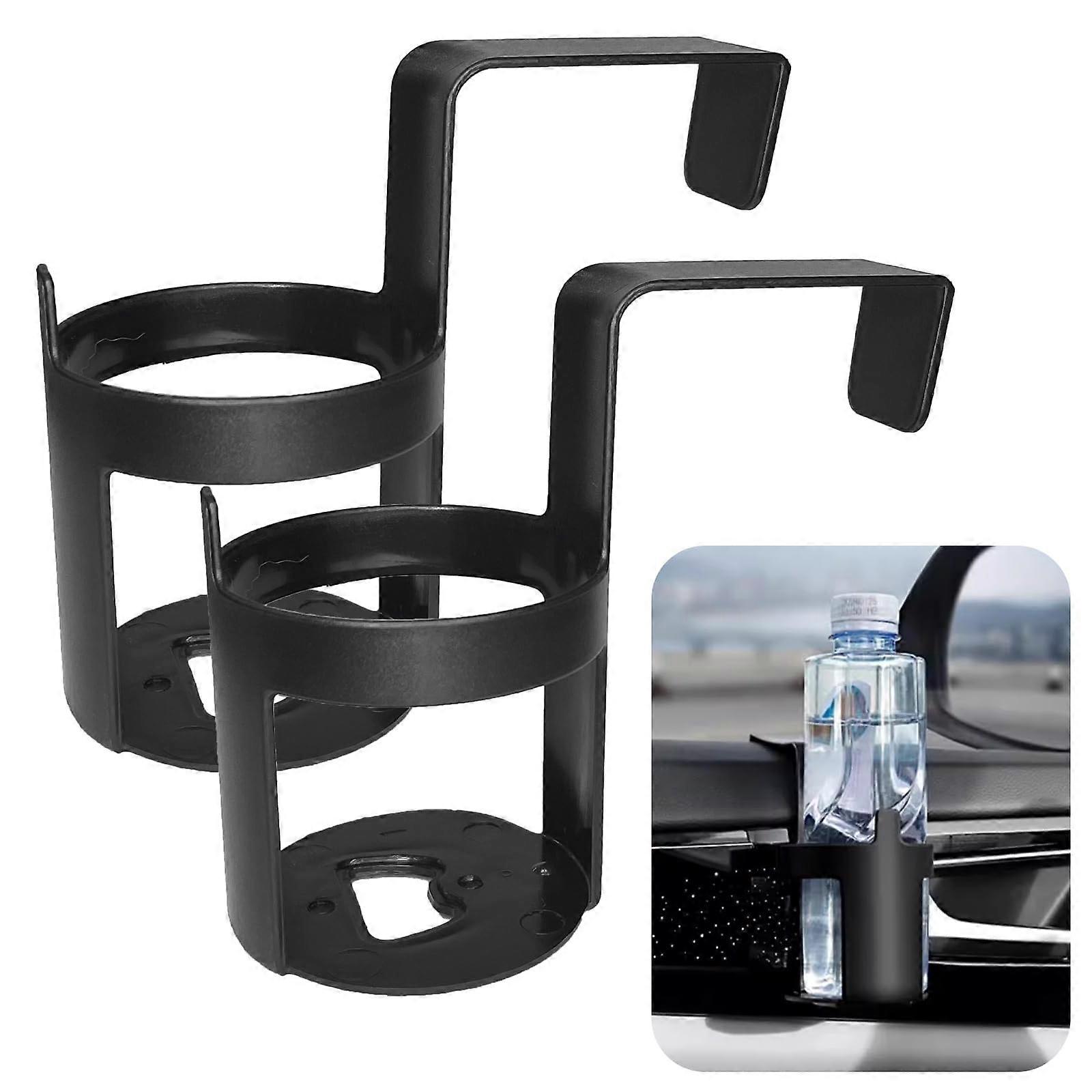 2PCS Universal Car Cup Holder, Hanging Vehicle Seat Drink Holder for Multiple Cup Sizes, Durable ABS