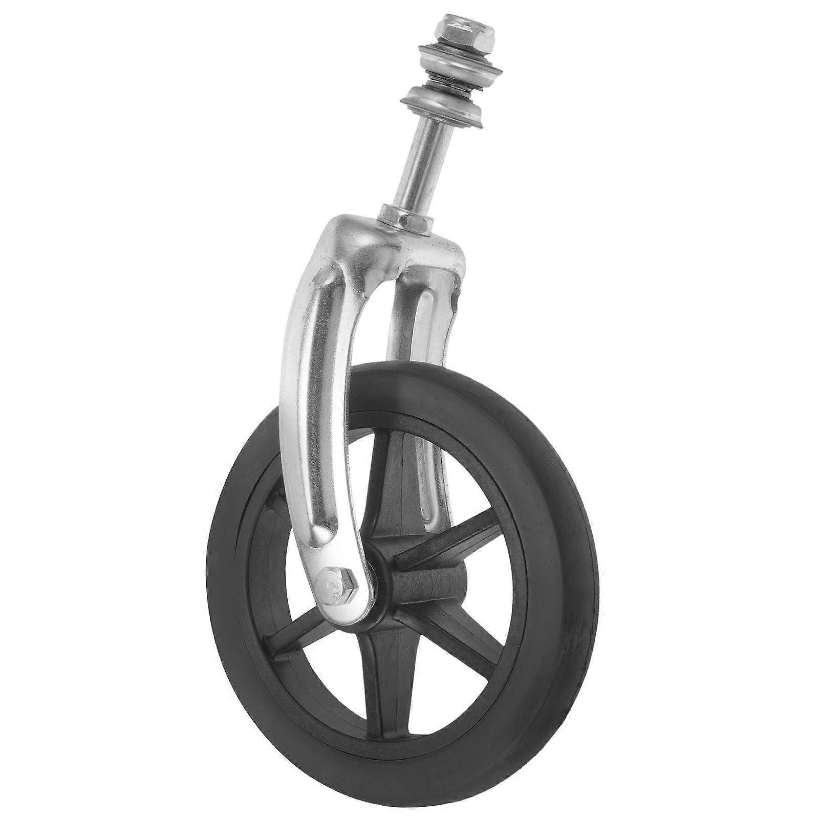1 Set Wheelchair Wheels with Bearings and Brackets for Front Wheel Attachments