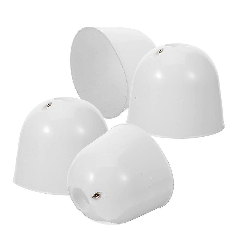 Ceiling Fan Canopy Dustproof Cover for Fan Bottom Canopy 2Pcs White Set