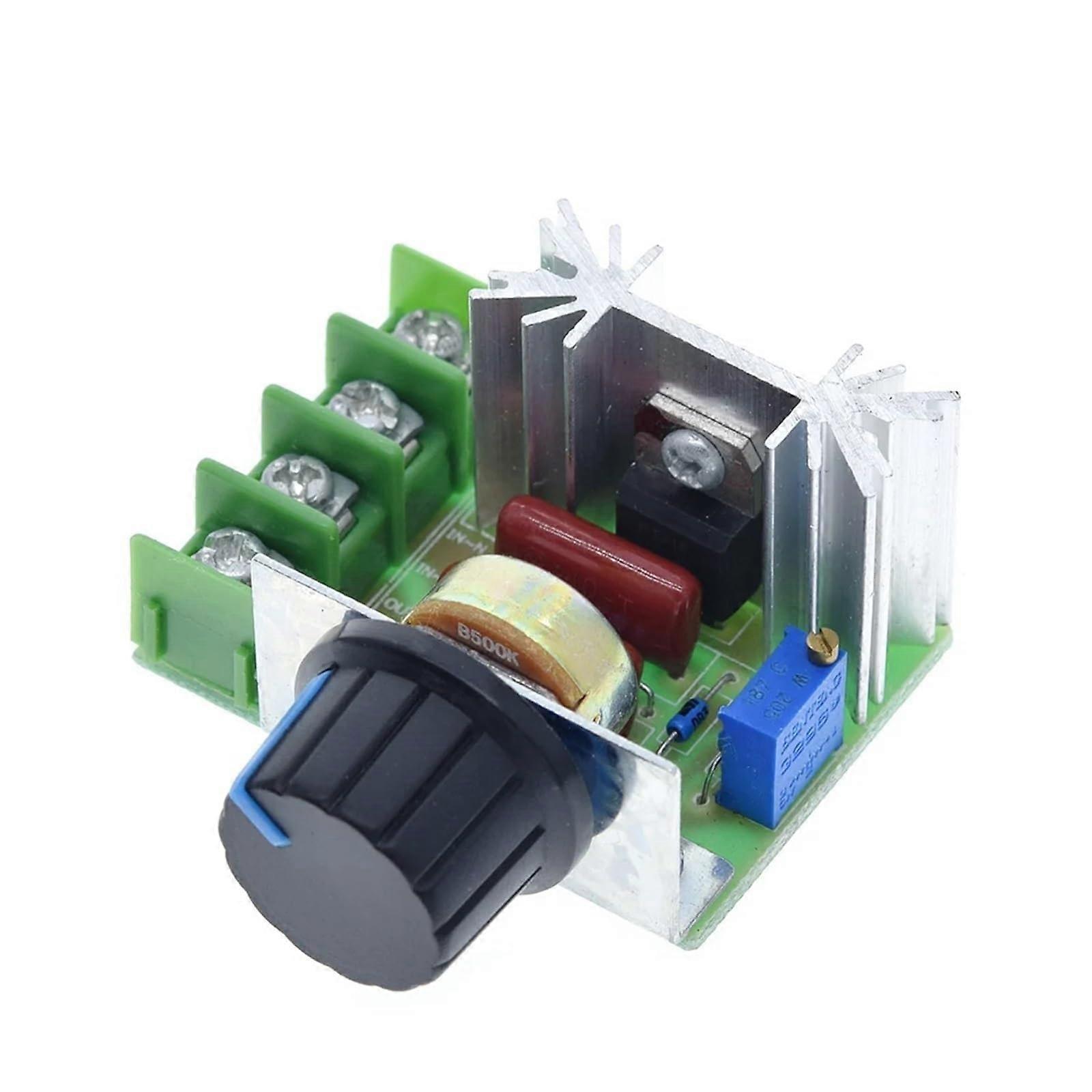 AC 220V 2000W SCR Voltage Regulator Module for Dimming, Speed Control, and Electronic Starter Thermostat