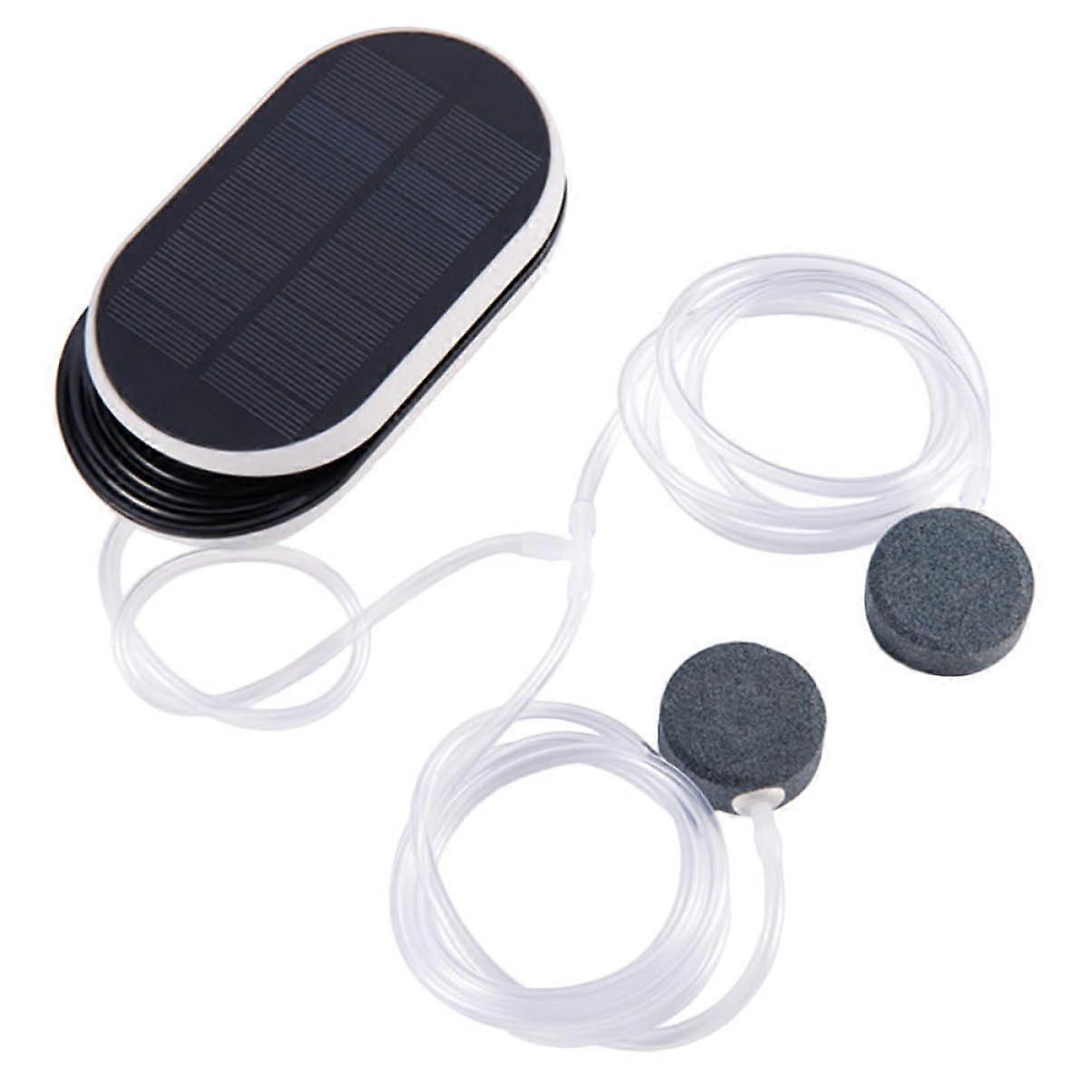 Solar Oxygen Aerator Portable Pump For Hydroponics Lightweight NoiseReducing Design For Fish Tanks Pools Ponds