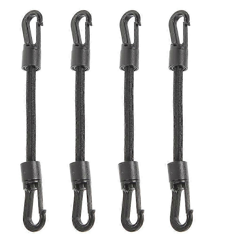 4pcs Elastic Hook Straps Multi-function Tie Down Straps Outdoor Camping Buckle Straps