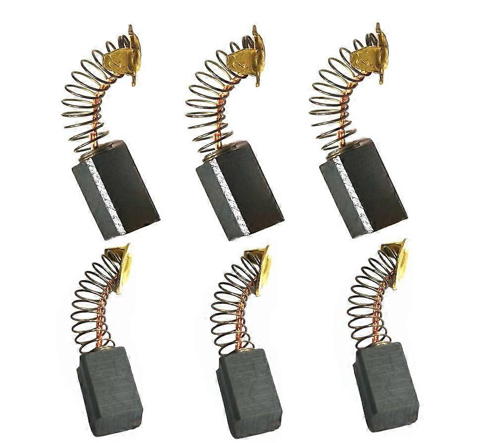 Carbon Brush Set for Hitachi Mitre Saw C8FSHE C8FSE 6pcs Replacement Extends Motor Life