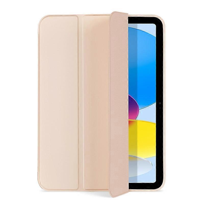 Stylish Case For Ipad Mini5 Rose Gold Tri-fold Soft Leather