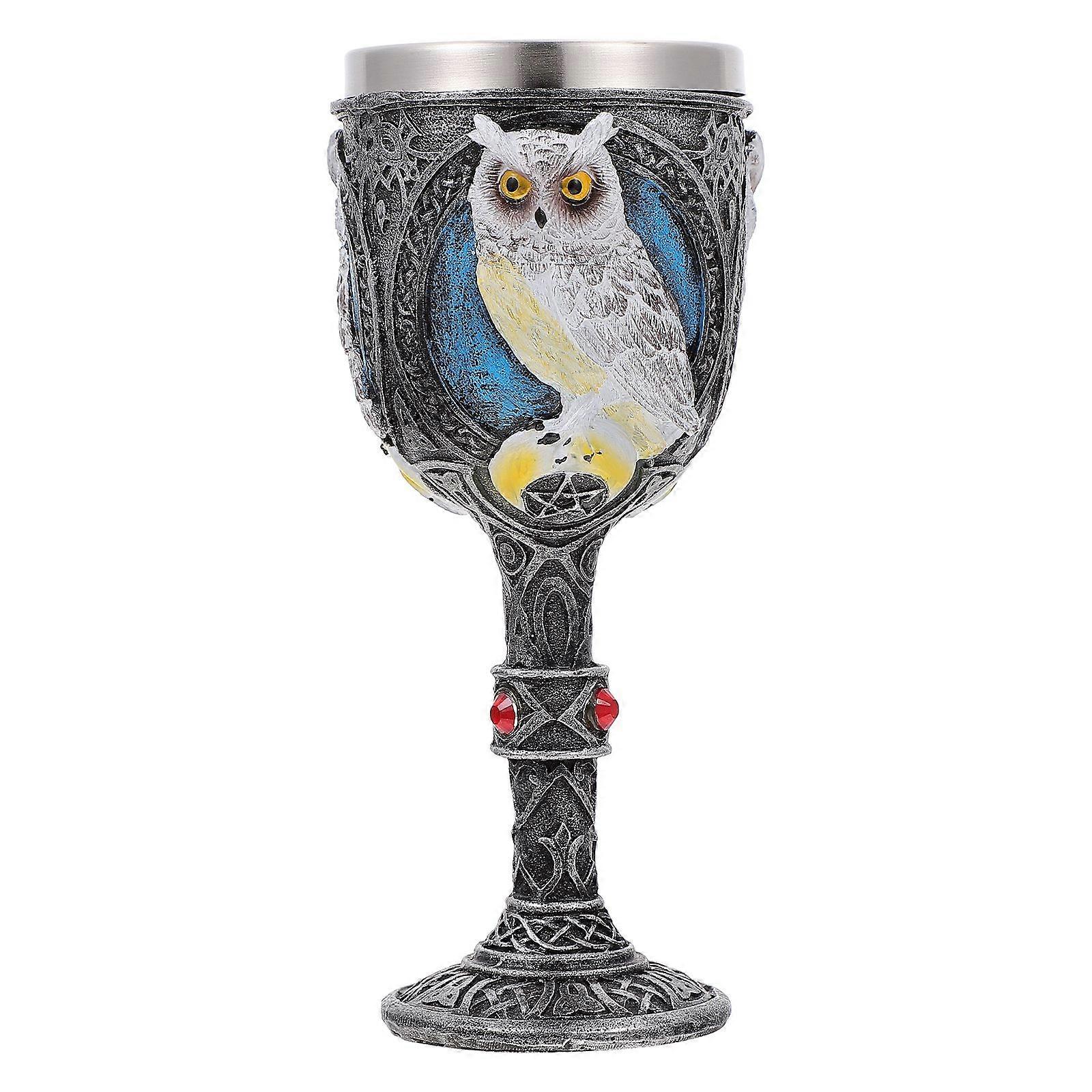 1pc Creative Owl Three-dimensional Goblet Festival Drinking Cup Desktop Decor