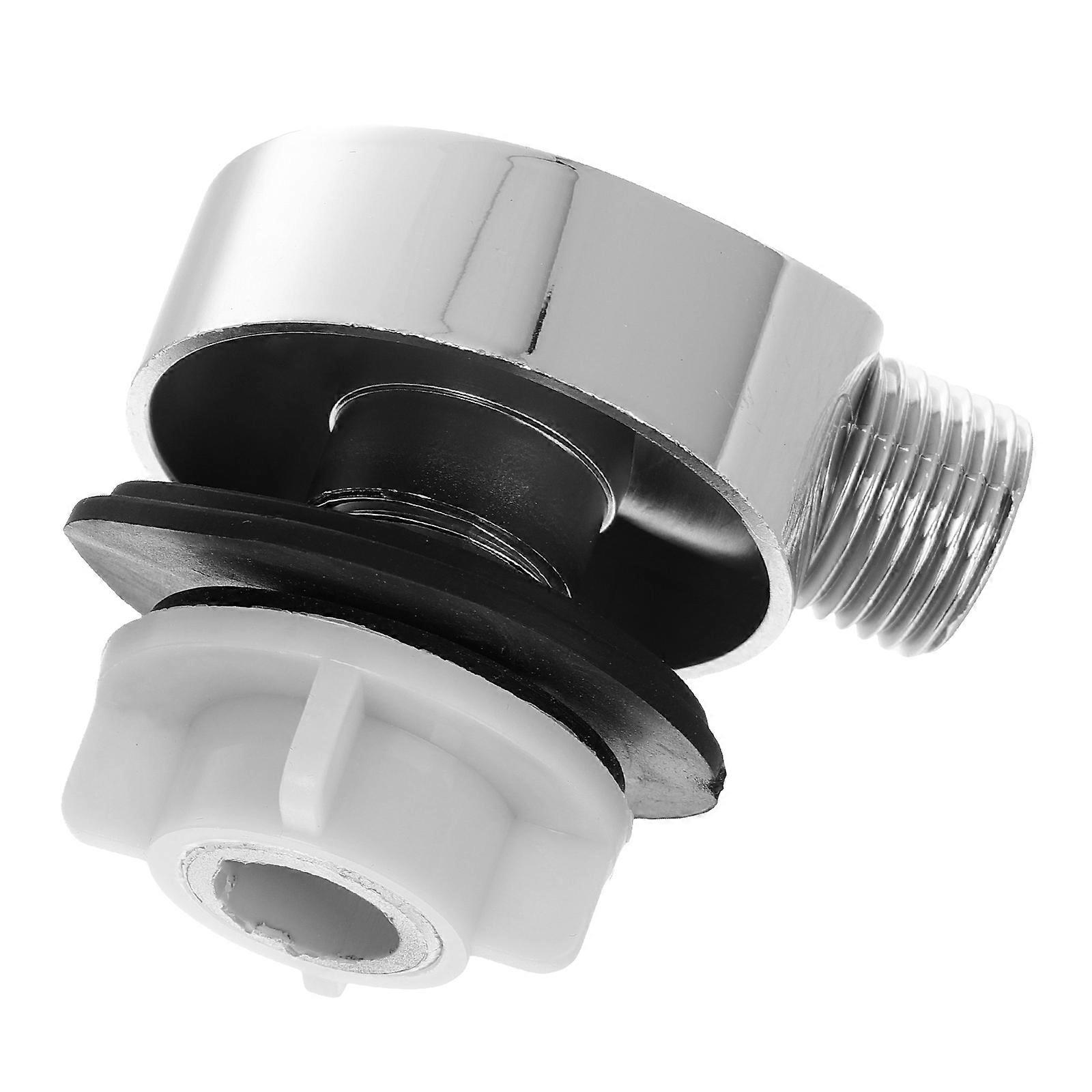 Shower Hose Wall Supply Elbow for Bathroom Handheld Connector Silver Plastic Easy Install
