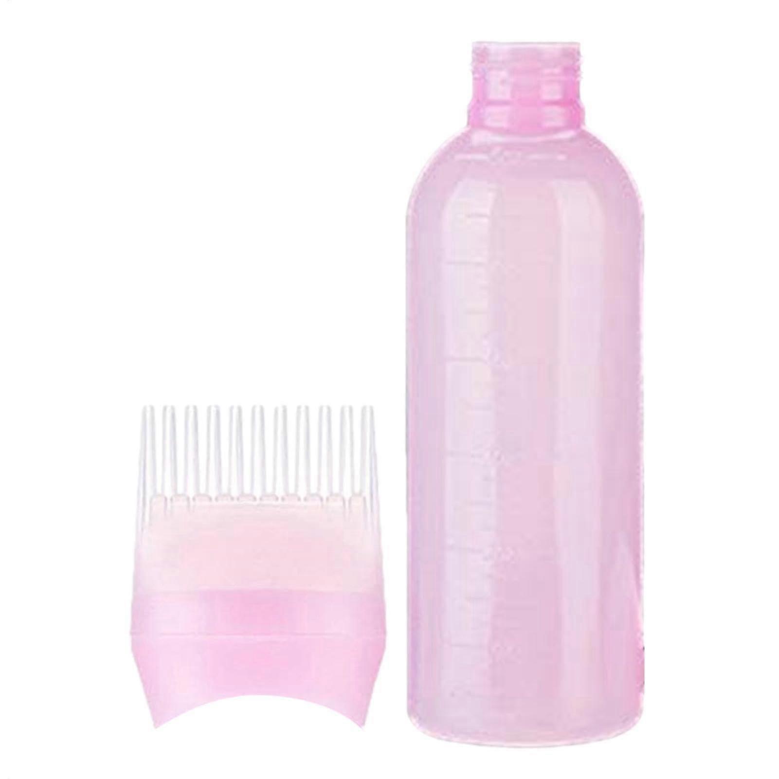 Hair Dye Applicator Bottle with Root Comb for Precision Coverage and Mess Coloring
