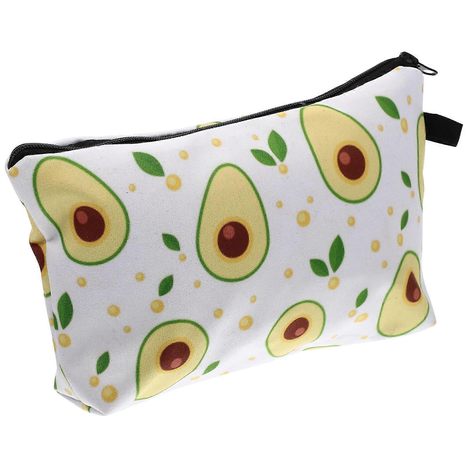 Avocado Portable Cosmetic Bag for Storage Multi-Function Toiletry Bag