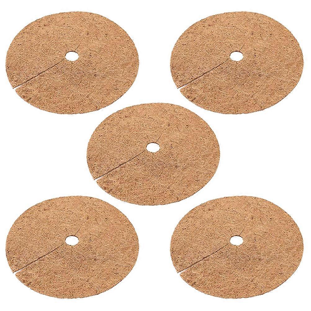 Anillo de fibra de coco para protección de plantas (juego de 5)