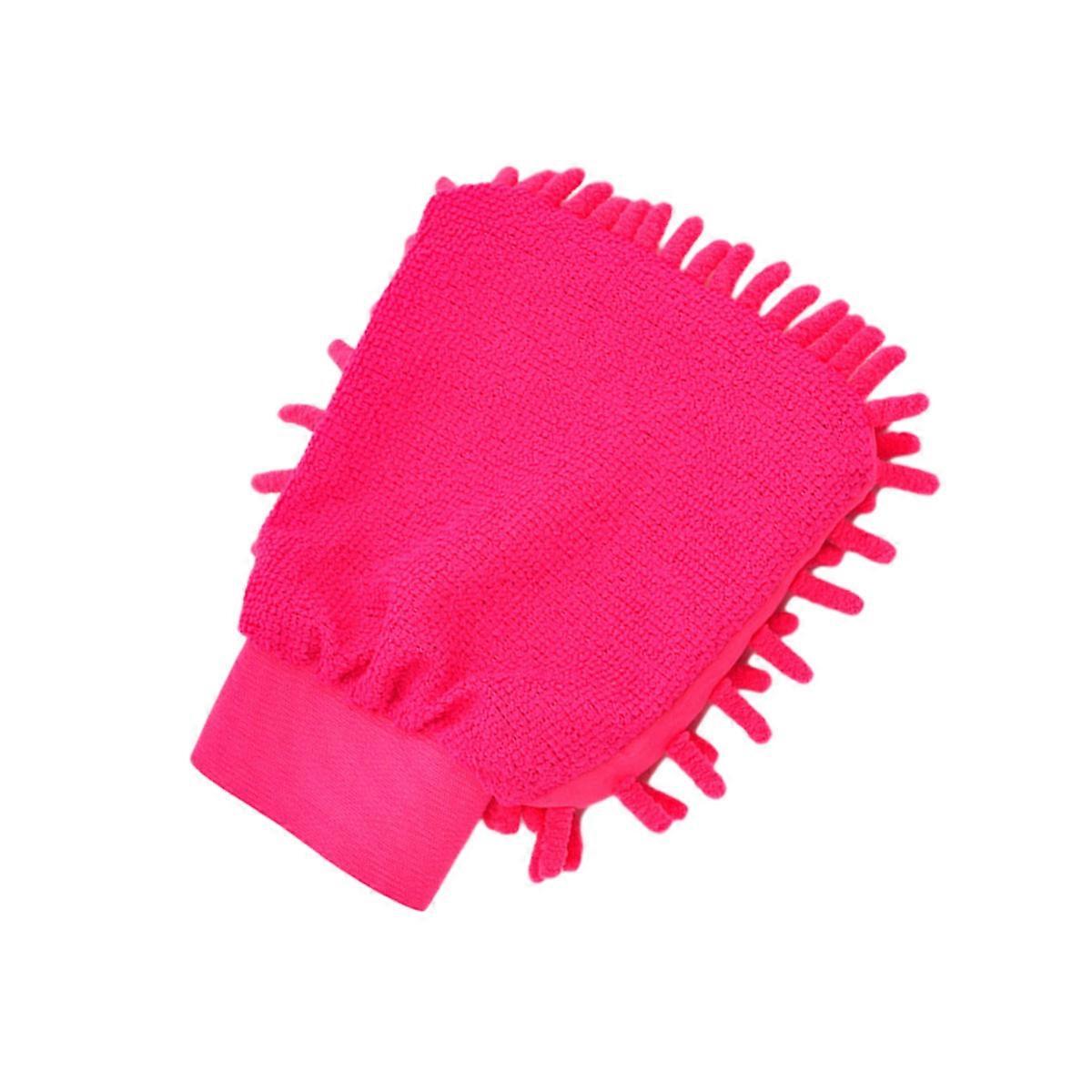 Car Cleaning Mitt Chenille Microfiber for Cleaning Single Scratch-Free Glove