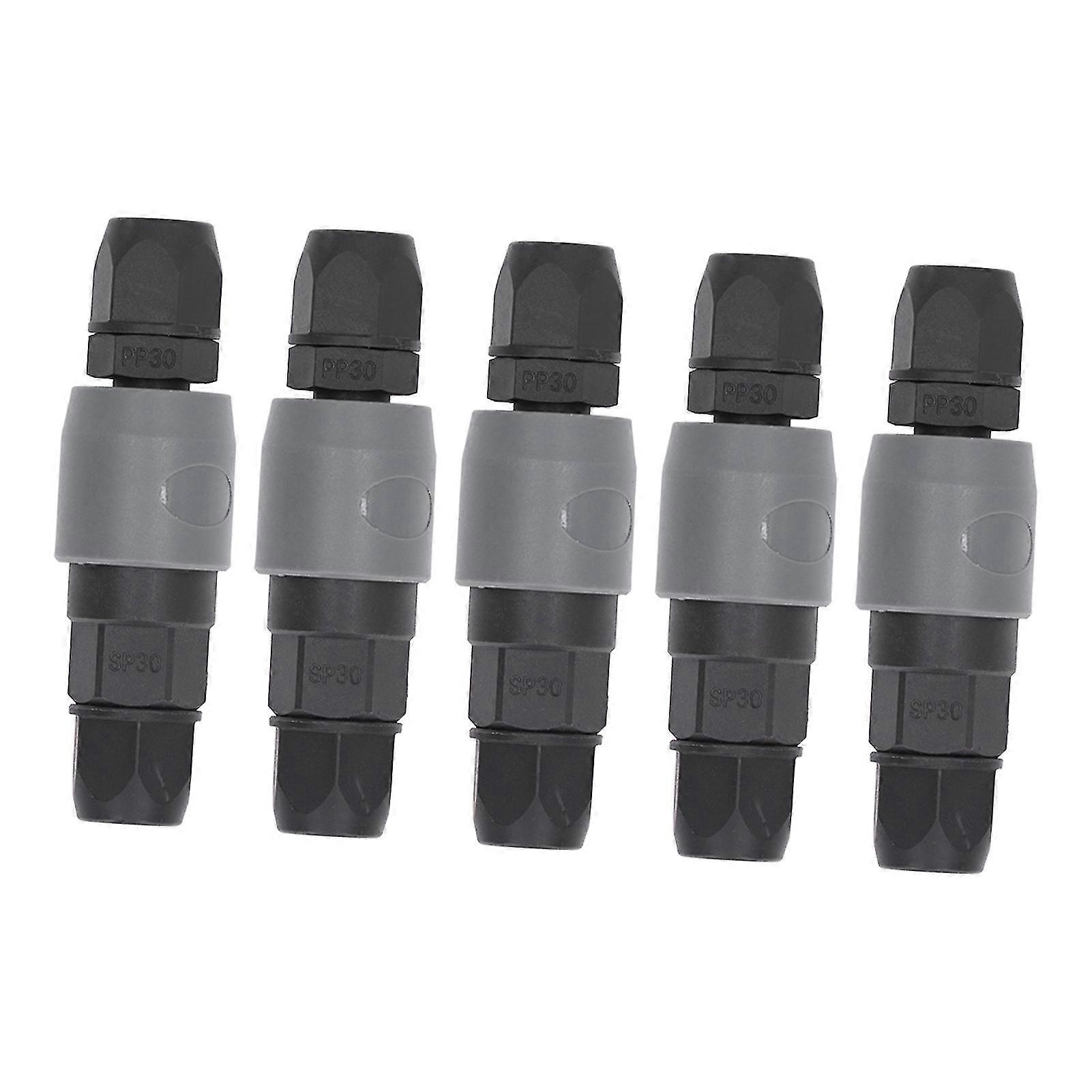 2026 5 Set Pneumatic Quick Connector C Type Self Locking Air Compressor Hose Coupler Plug Socket(SP+PP30 )