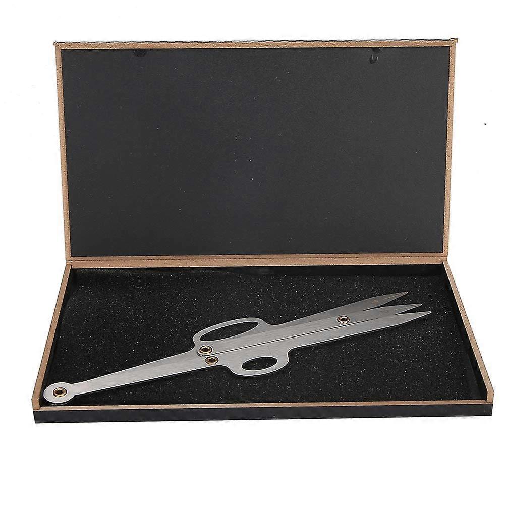 Eyebrow Stencil with Golden Ratio Measuring Ruler for Precise Brow Shaping and Microblading Silver