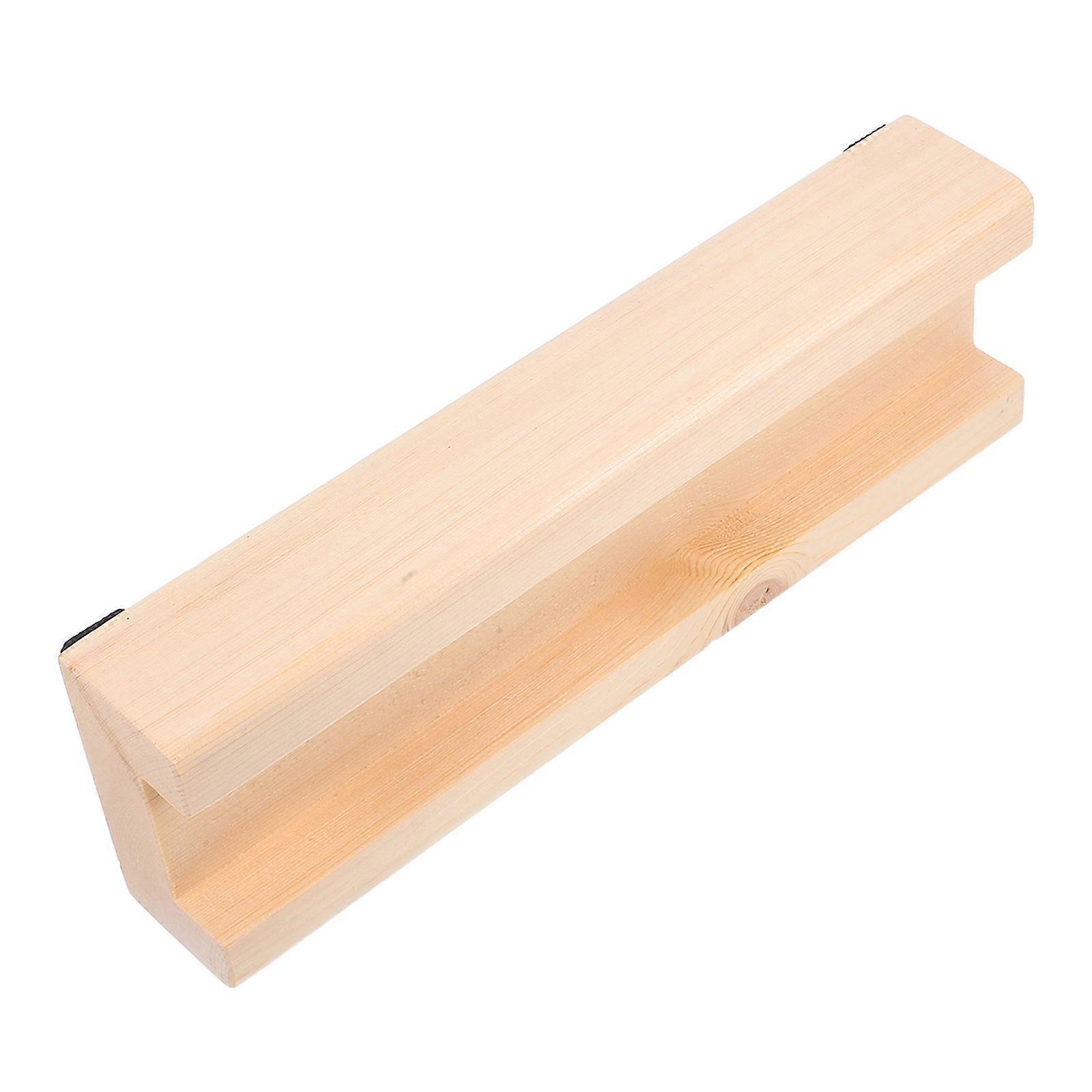 Picture Stand Wooden Base for Display 4Pcs Stable Solid Wood Floor Stand