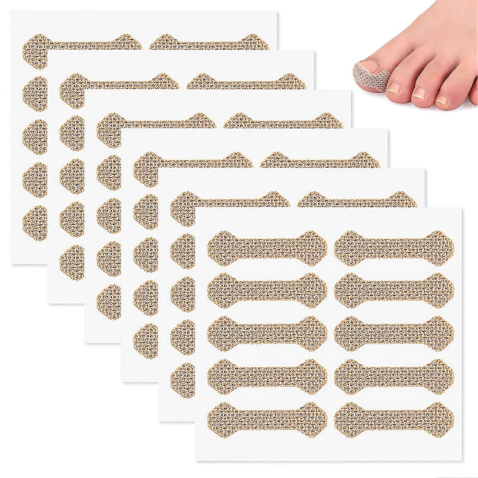 Ingrown Toenail Treatment Strips 60pcs Breathable Cotton Correction Patch Easy Home  Kit