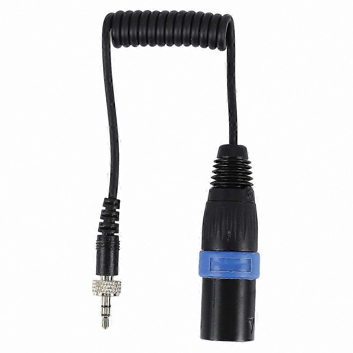 3.5mm TRS to XLR Microphone Cable with Locking Connector for Wireless Receivers