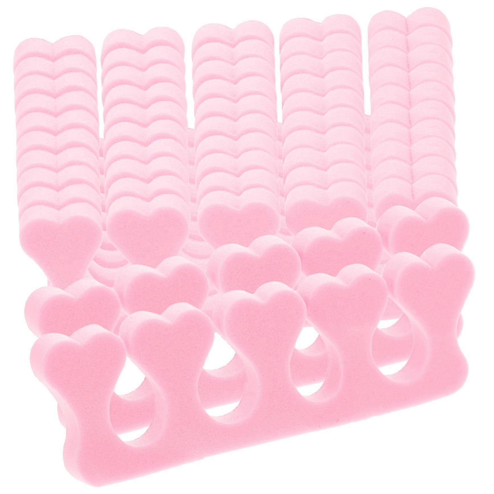 Toe Separators 40 Pack Comfortable Foam Pedicure Toe Spacers for Smudge Nail Drying