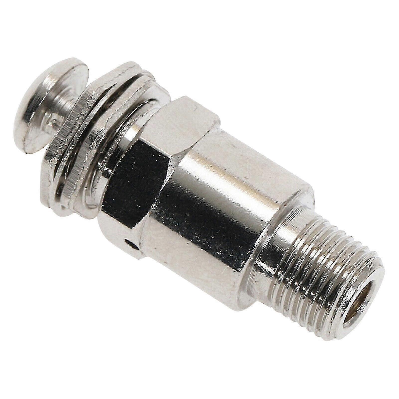 Air Pneumatic TAC-3P Push Button Switch Valve - 2 Port 3 Position, 1/8'' Thread Diameter, Durable Metal Construction