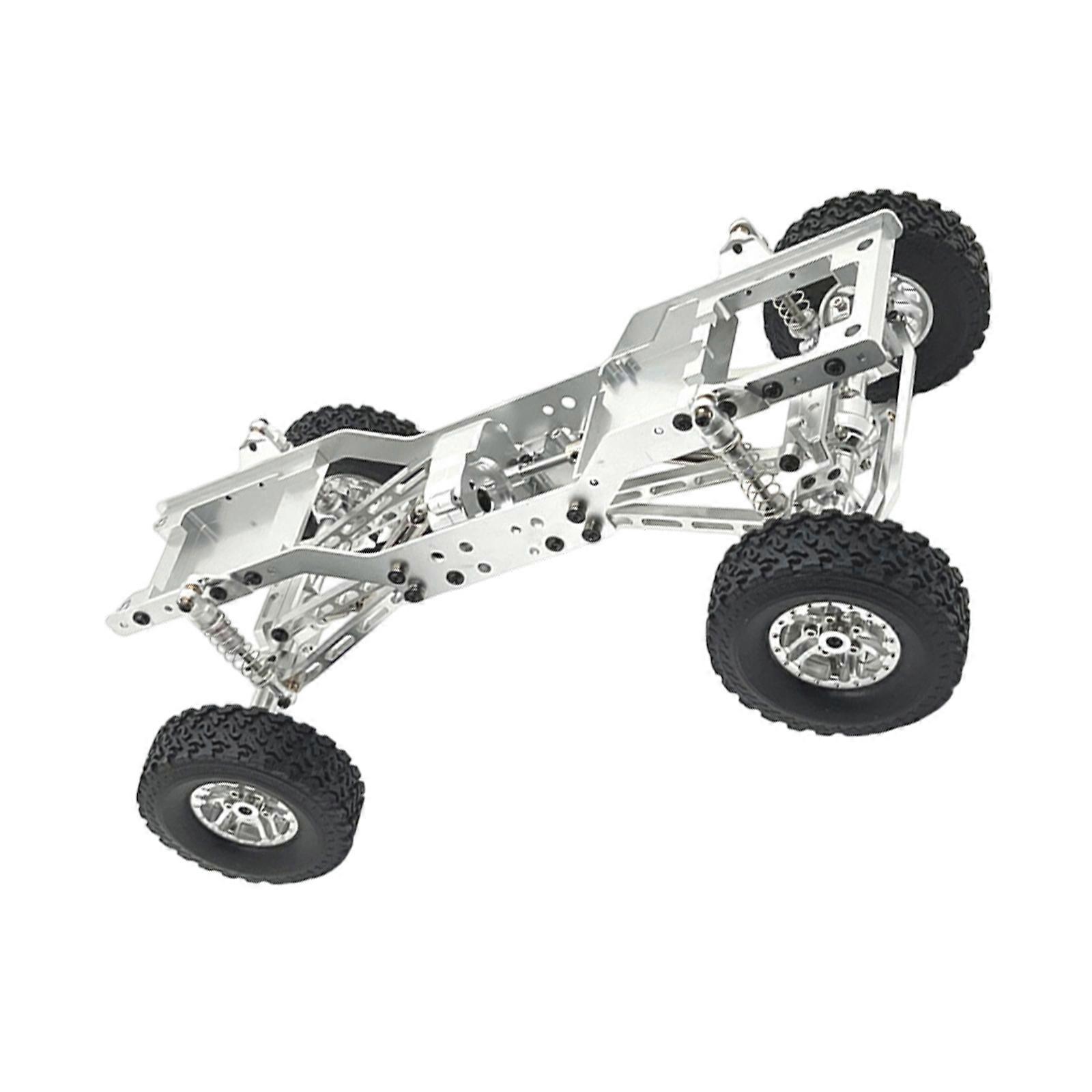 Global 1/10 Scale Crawlerbot Frame Set Direct current Popular Models Highlighting Permanent Polyamide Building and Two Speed Transmission  Silver