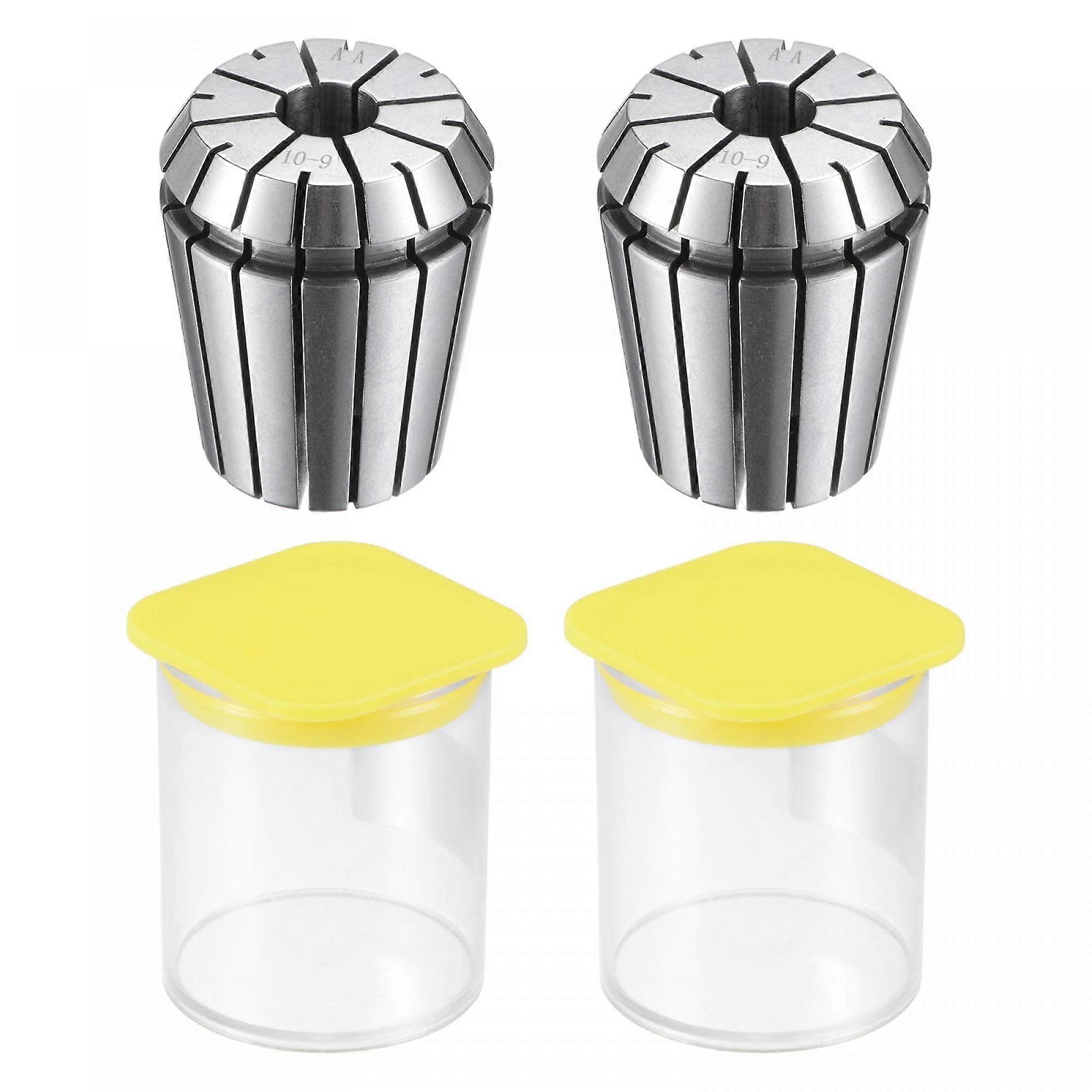 ER32 10mm Spring Collet Chuck for CNC Milling and Engraving, Precision Tool Alignment, 2pcs