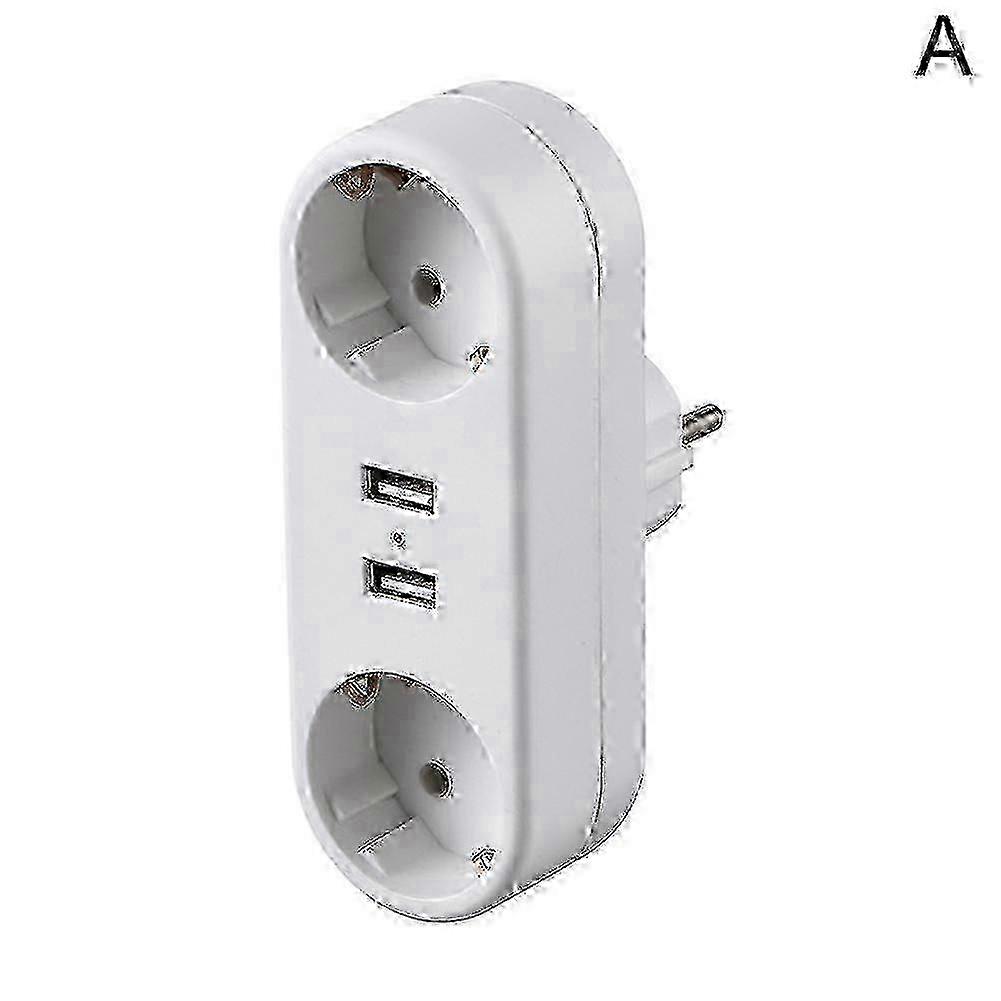 EU Ground Wall Socket Adapter Plug Extension Power Outlet Converter 3500W
