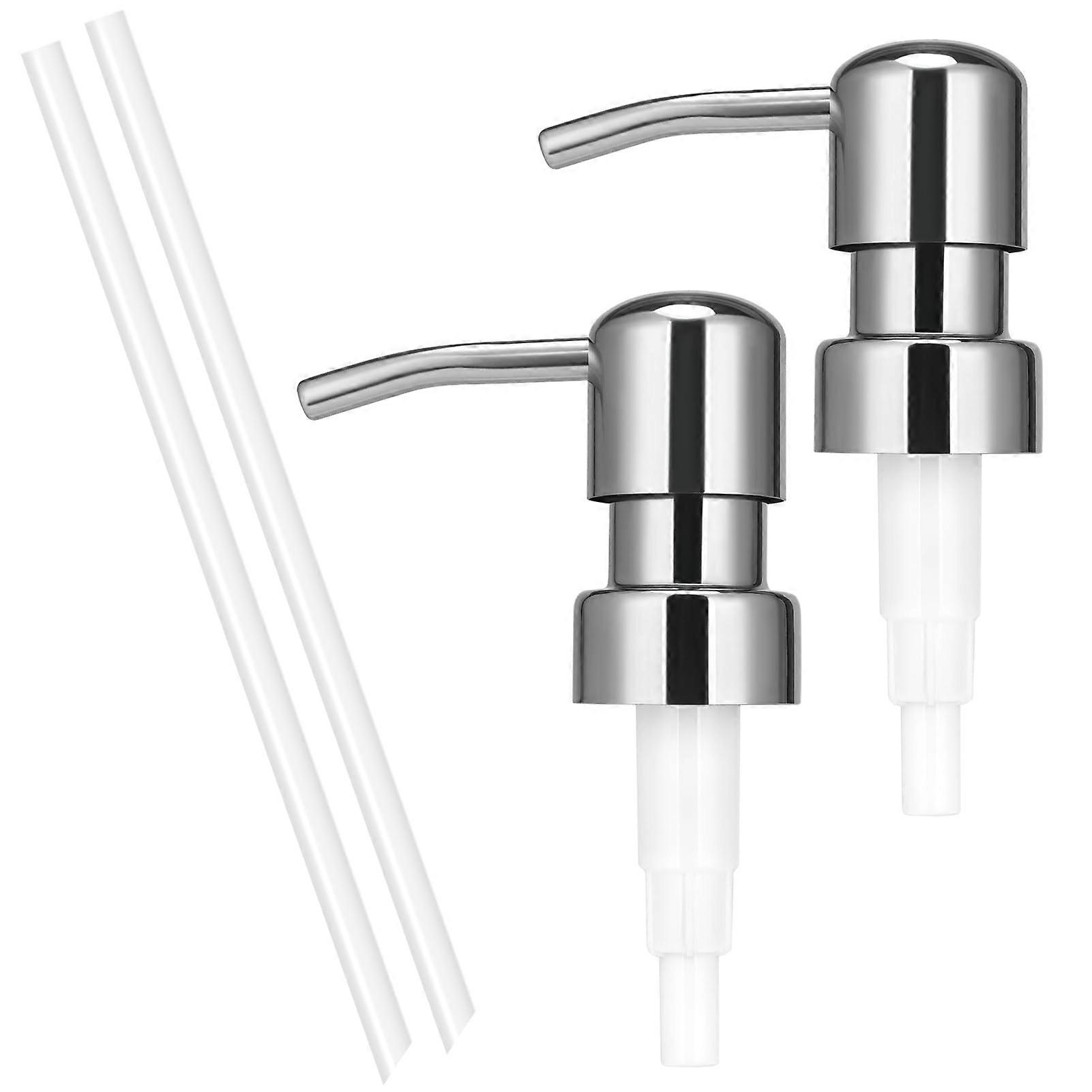 Soap Dispenser Pump Replacement Stainless Steel 28/400 RustResistant for Kitchen Bathroom 2 Pack