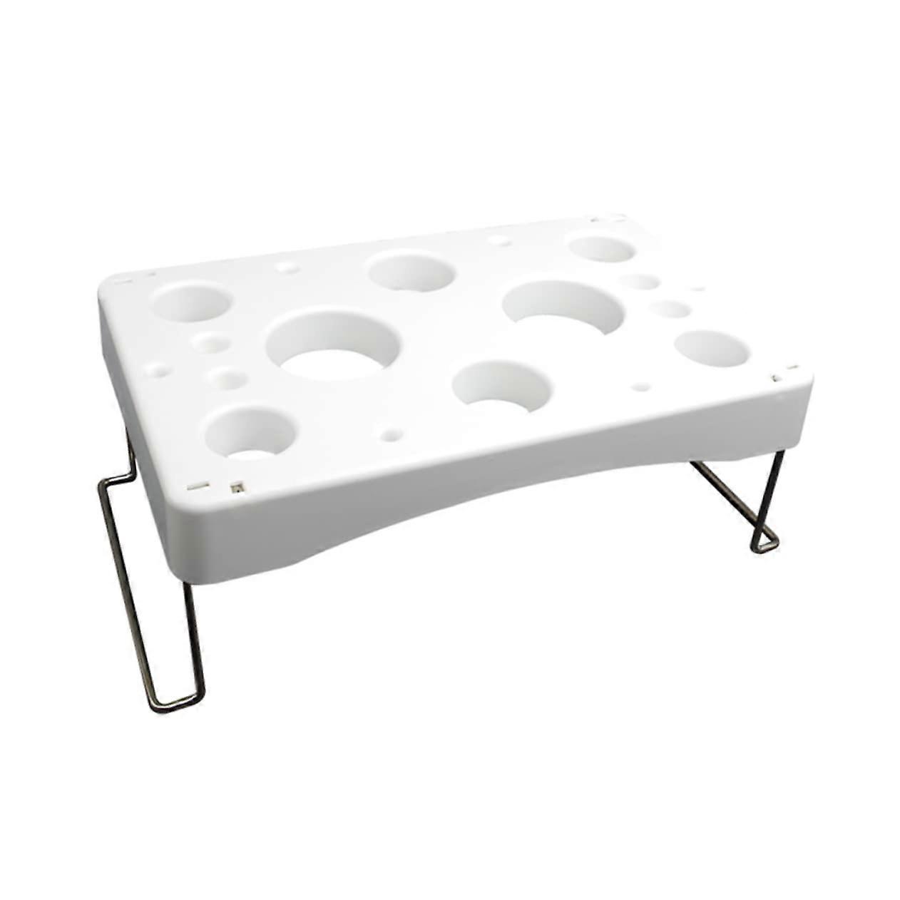 Pastry Bag Stand with Multiple Slots for Cake Decorating, Durable Metal Icing Bag Holder