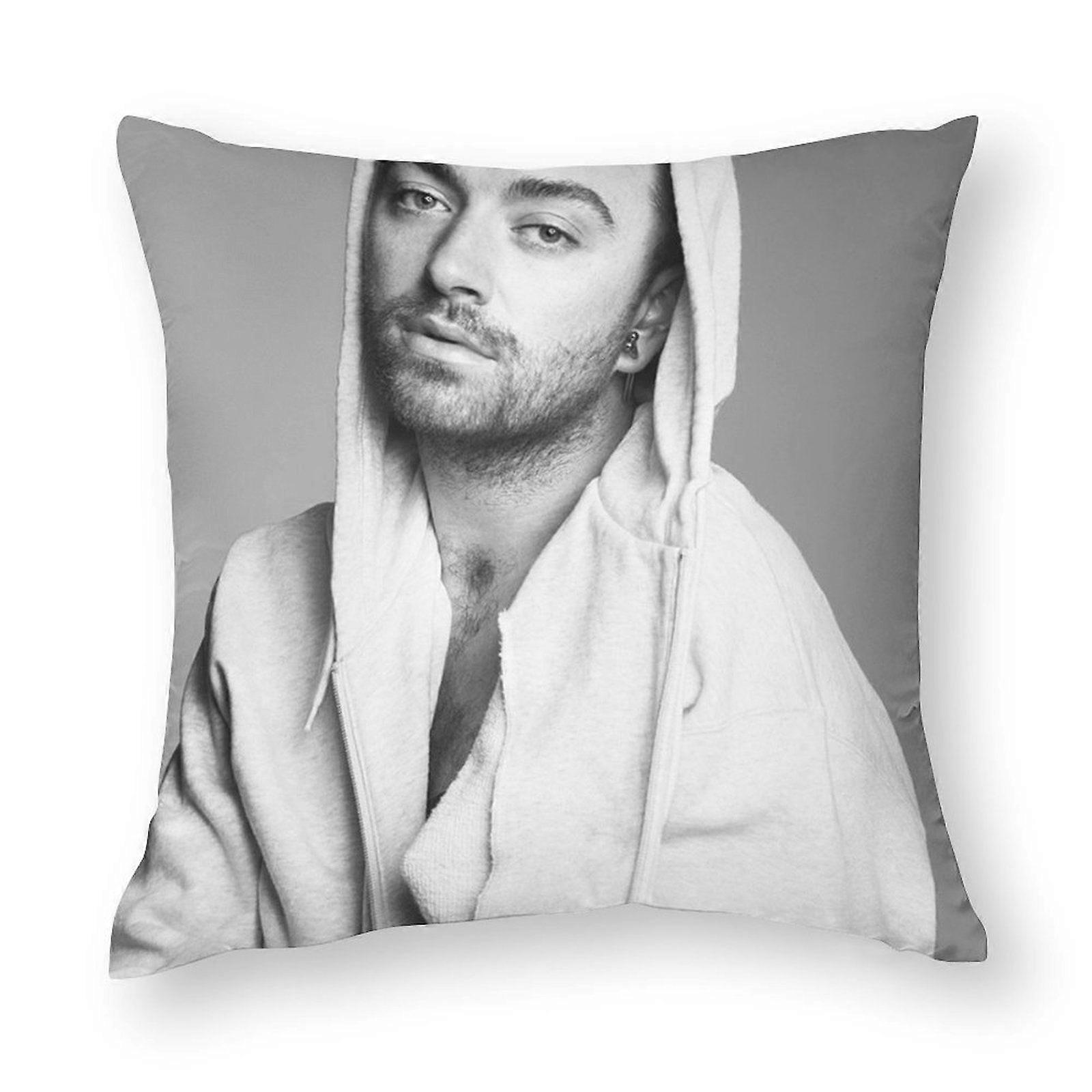 Sam smith Throw Pillow Covers Ethnic Textured Holiday Patterned Typography for Studio