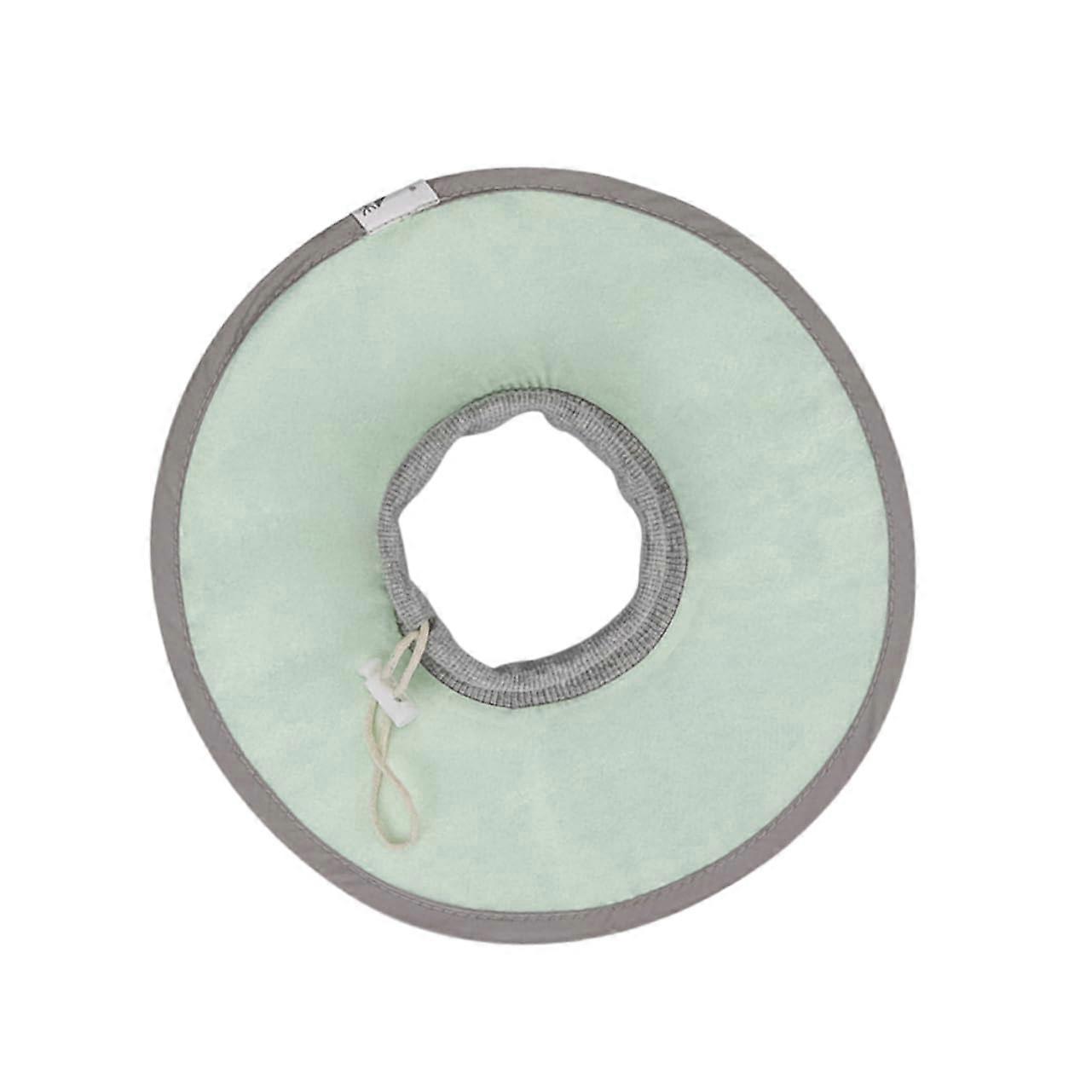 Soft Adjustable Cat Recovery Collar with Breathable Lightweight Fabric for PostSurgery Protection