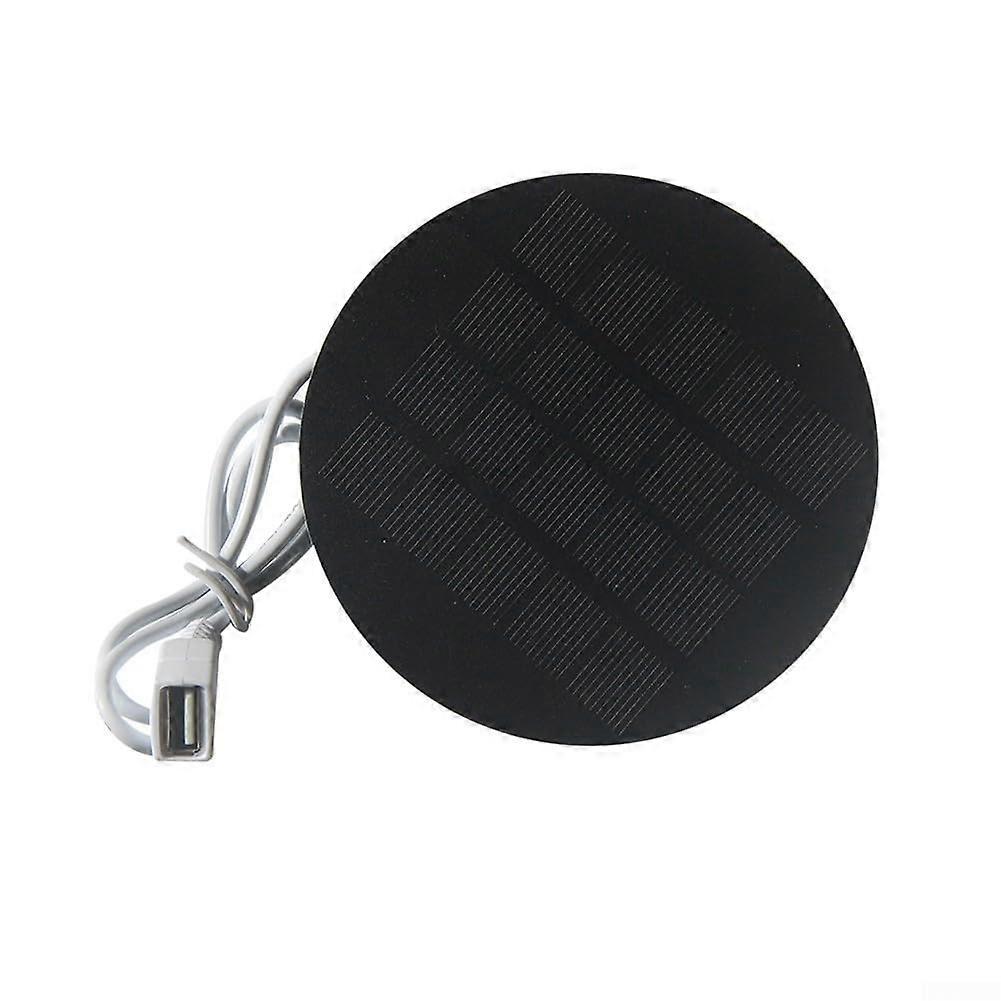2W 5V Solar Charger with  Conversion Efficiency, Monocrystalline Panel for Small Batteries