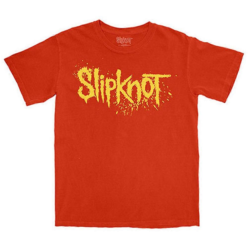 Slipknot Splatter Band Logo T Shirt