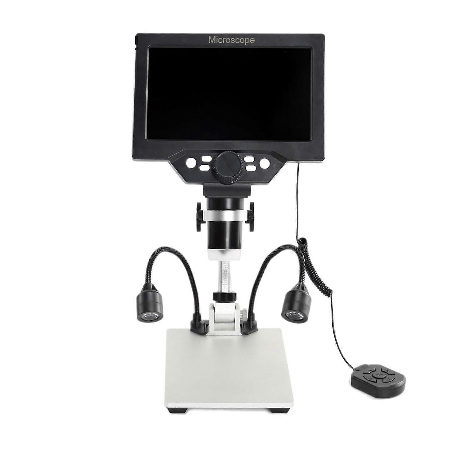 7 Inch LCD Digital Microscope 1200X  Magnification Rechargeable Battery Powered for Electronics